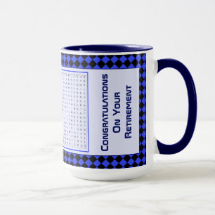 Tasse für das Ruhestand-Day-Spiel