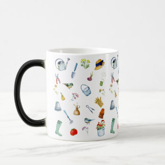 Tasse für den Kaffee in Aquarellfarben
