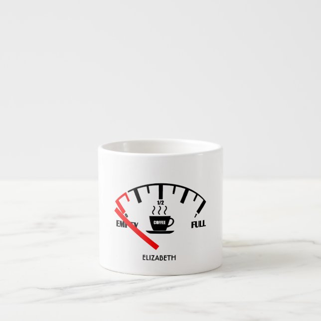 Tasse für den Kaffee mit dem Funny Fuge (Vorderseite)