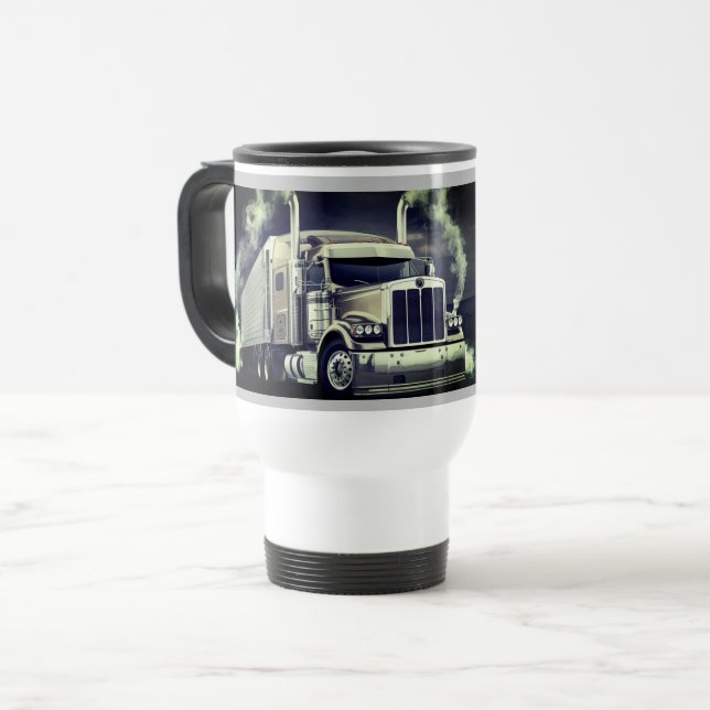 Tasse für den Lkw-Fahrer (Vorderseite Links)