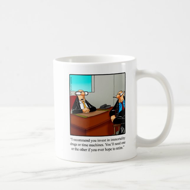 Tasse für den Spaß im Ruhestand (Rechts)