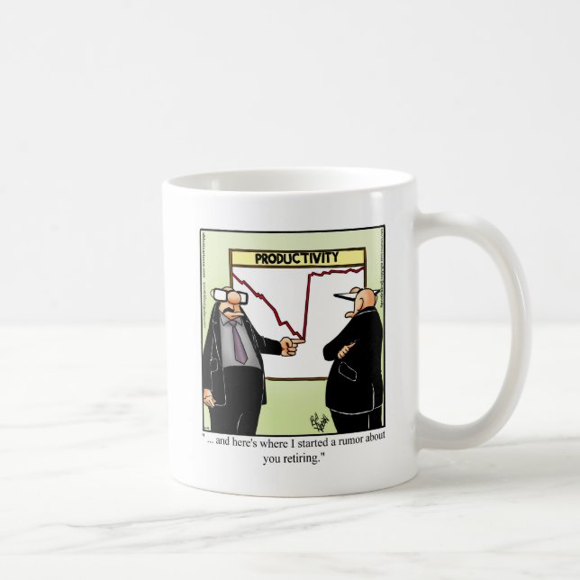 Tasse für den Spaß im Ruhestand (Rechts)