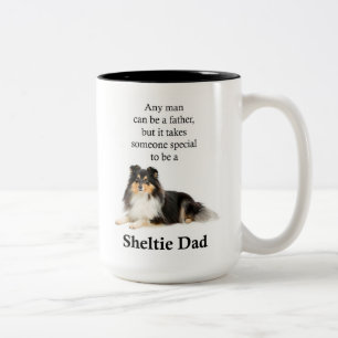 Tasse für den Vater-Dreifarbsheltie
