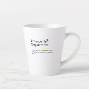 Tasse für die Finanzabteilung