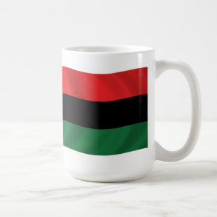 Tasse für die Flagge Afrikas (UNIA)