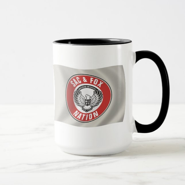 Tasse für die Flaggenmarkierung "Sac & Fox Nation" (Rechts)