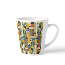 Tasse für die klassische geometrische Gestaltung, 