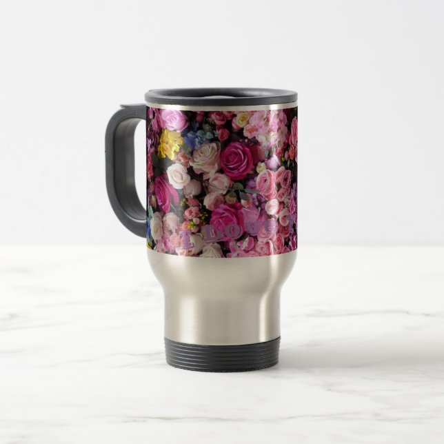 Tasse für die Reise-/Liebe (Vorderseite Links)