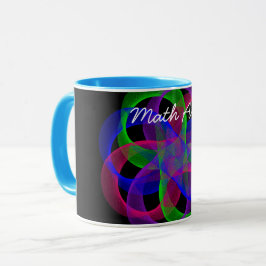 Tasse für Doppelschleife Geometric Math Art