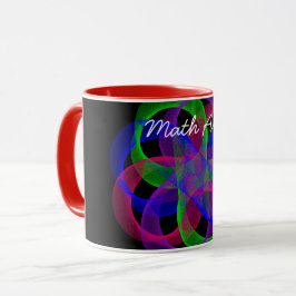 Tasse für Doppelschleife Geometric Math Art