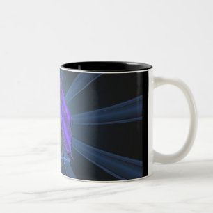 Tasse für ein blaues Saphir-Drachenmuster