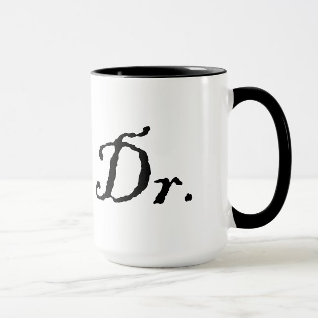 Tasse für einen Doktor (Rechts)