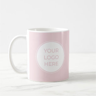 Tasse für einfache Business Pink-Logos