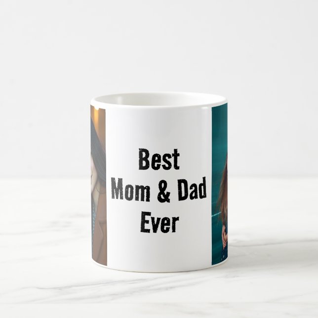 Tasse für Eltern - Beste Mama und Vater je (Mittel)