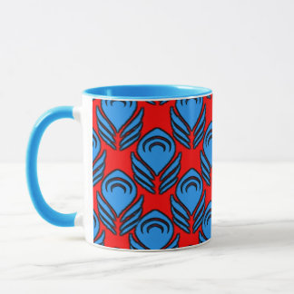 Tasse für farbenfrohe 3D Digital Art
