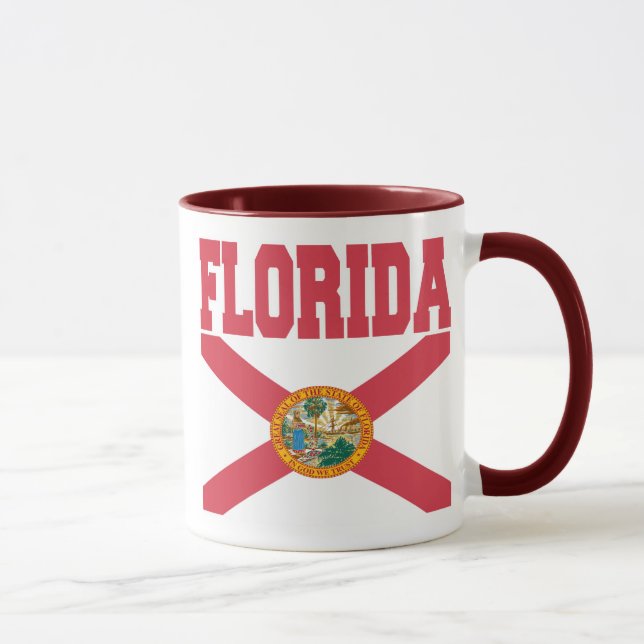 Tasse für Flaggen des Staates Florida (Rechts)