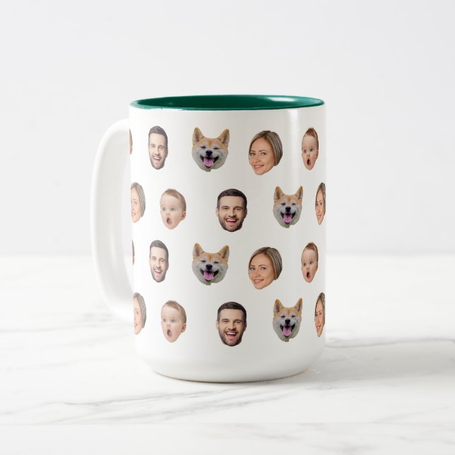 Tasse für Fotos mit benutzerdefinierter Oberfläche (Vorderseite Links)