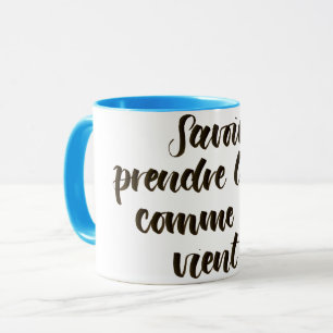 Tasse für französische Zitate
