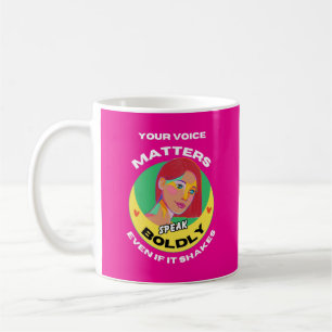 Tasse für Frauenkaffee für jede Stimme