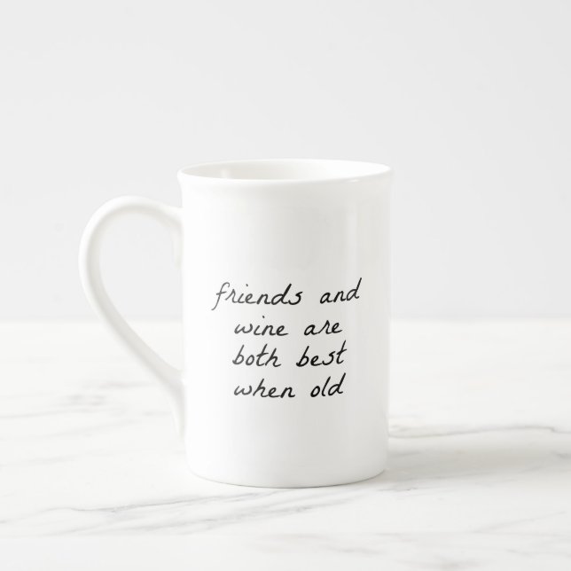 Tasse für Freunde und Weine (Links)