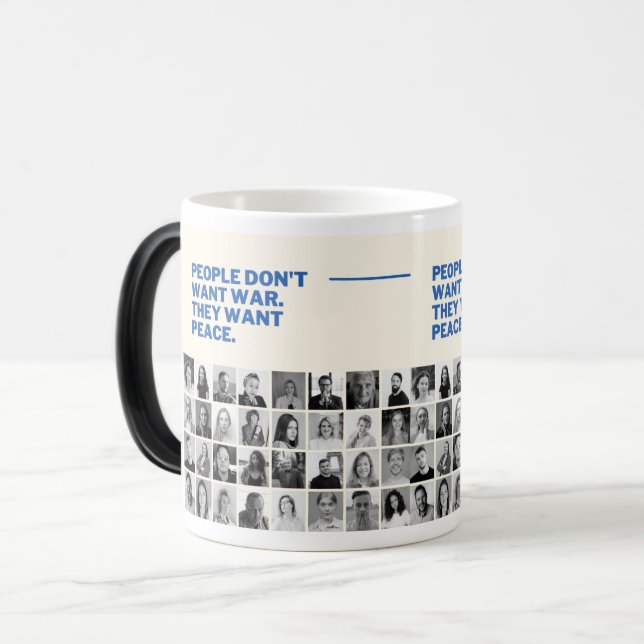 Tasse für Frieden (Vorderseite Links)