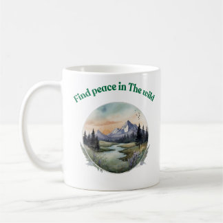 Tasse für Frieden in der Natur - Landschaftlicher