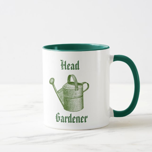 Tasse für Gartenarbeit im traditionellen Vintagen  (Rechts)