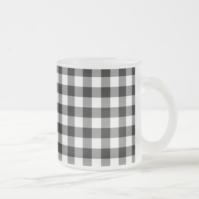 Tasse für Gingham-Kaffee (Rechts)