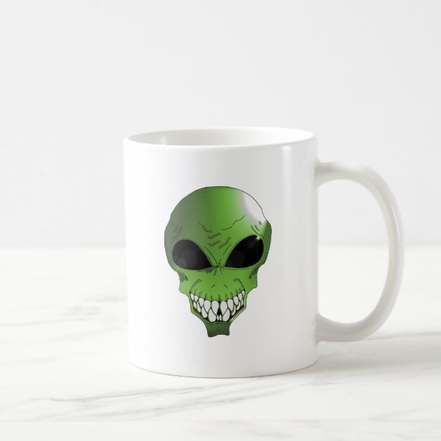 Tasse für grüne Alien (Rechts)