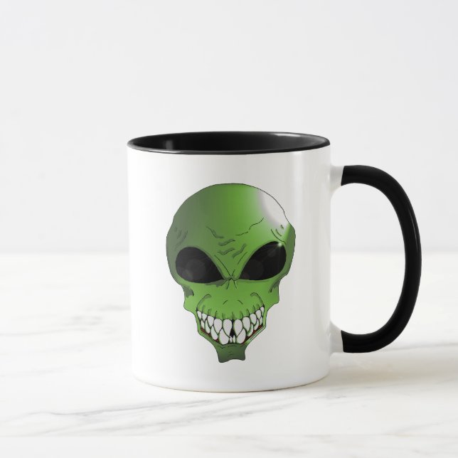 Tasse für grüne Alien (Rechts)