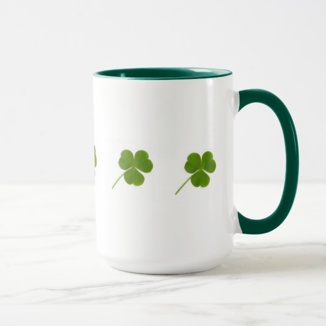 Tasse für grünes Kleeblatt (Rechts)