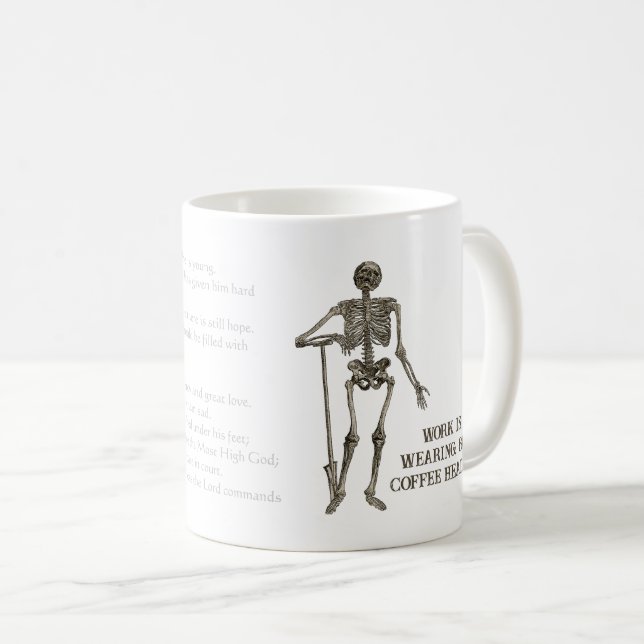 Tasse für harte Arbeit (VorderseiteRechts)