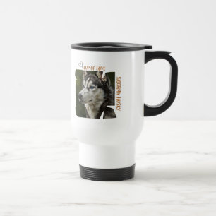 Tasse für Hunde-Liebhaber-Reisende mit Liebe