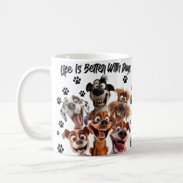 Tasse für Hundefreunde (Links)