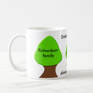 Tasse für individuell anpassbare Stammbaum