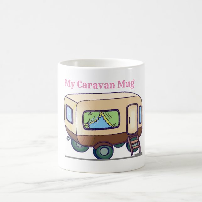 Tasse für Kaffee, Tee aus Caravan-Camping (Mittel)