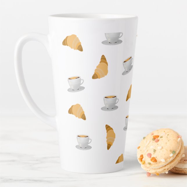Tasse für Kaffee und Croissant (Beispiel)