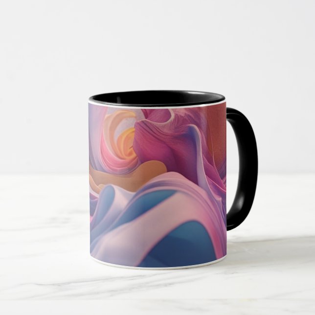 Tasse für knackigen Kaffee - hell und kühl (VorderseiteRechts)