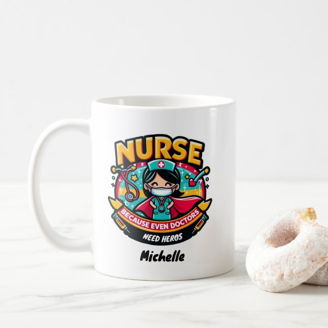 Tasse für Krankenpfleger (Mit Donut)