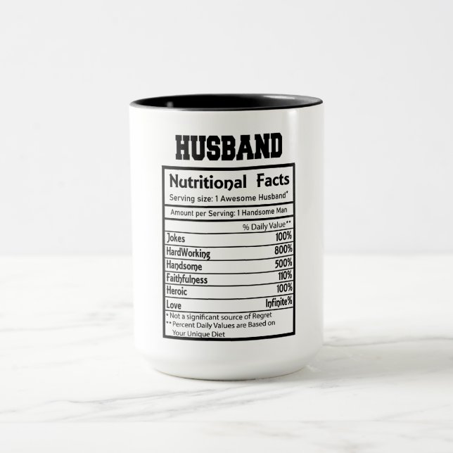 Tasse für kundenspezifische Husband-Ernährung (Zentrum)