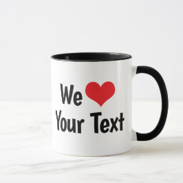 Tasse für kundenspezifische Liebe