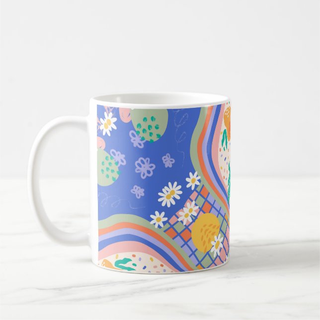 Tasse für Kunst und schöne Collage | Multicolor (Links)