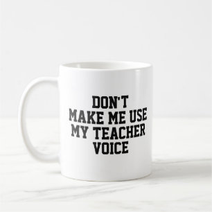 Tasse für Lehrergeschenke   Funny Quote Slogan Tas