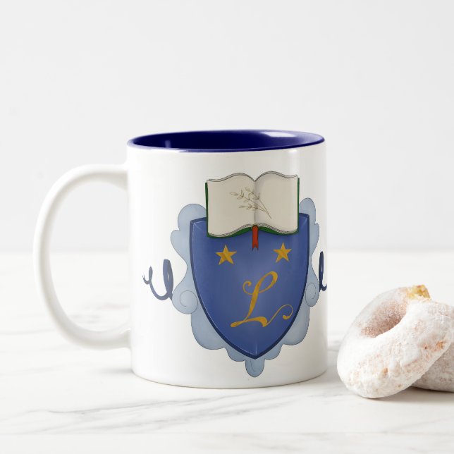 Tasse für Lemieux-Publishing-Logos (Mit Donut)