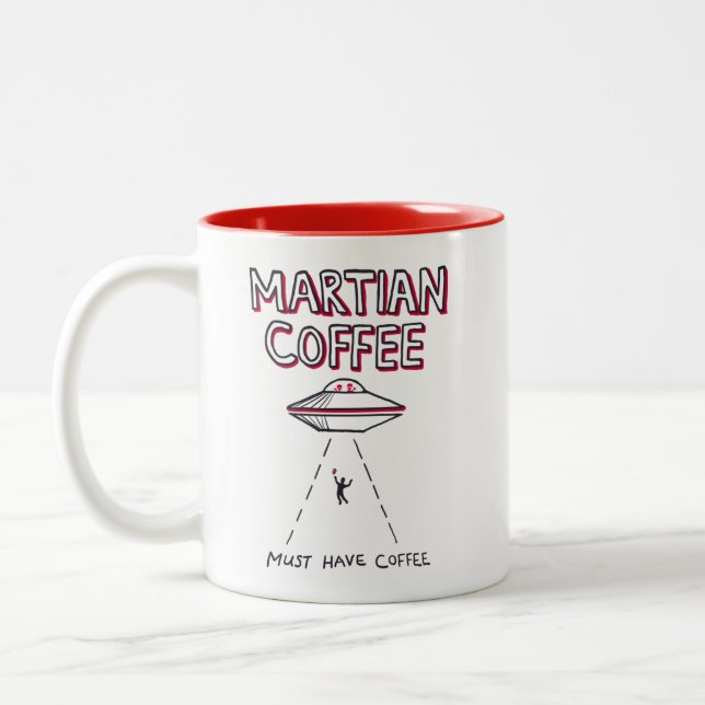 Tasse für Marscoffee - muss Kaffee haben (Links)