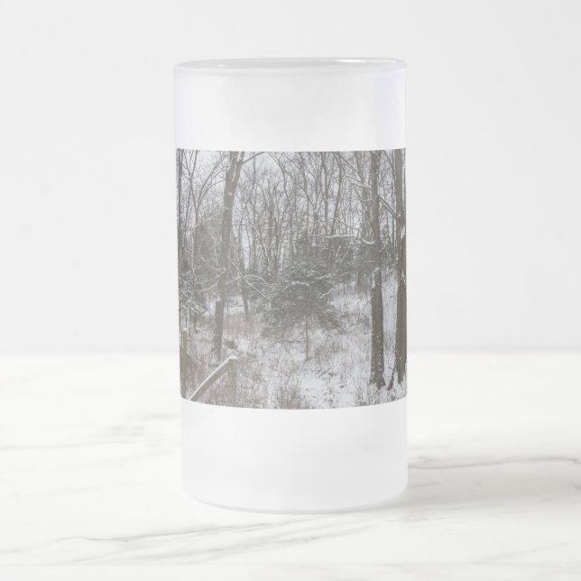 Tasse für Mattiertes Holzschneeglas (Mittel)