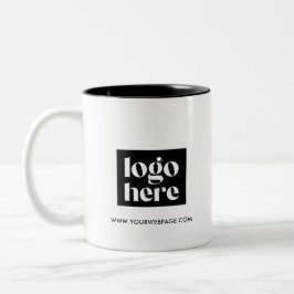 Tasse für Minimalistische Werbung für Logo