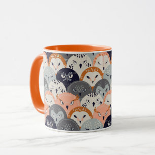 Tasse für niedliches Owl-Muster