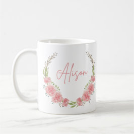 Tasse für Personalisierte Blumen