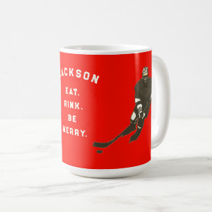 Tasse für personalisierte Hockey-Spieler